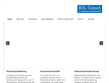 Tablet Screenshot of bdl-consult.de